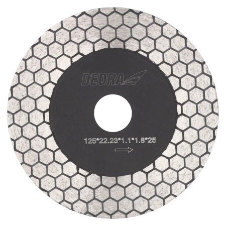 DEDRA TARCZA DIAMENTOWA 125MM PLASTER MIODU DEDRA TARCZA DIAMENTOWA 125MM PLASTER MIODU