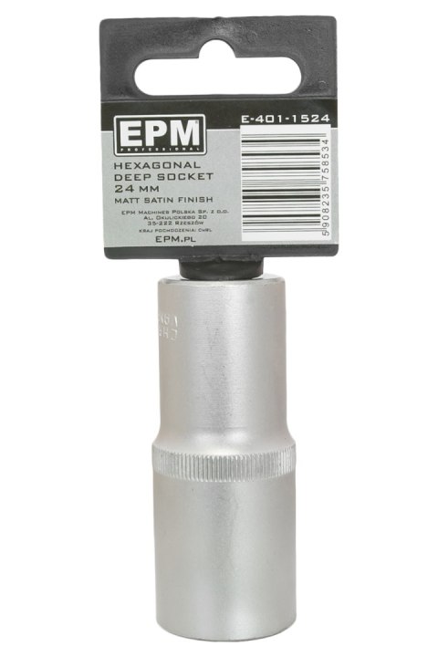 EPM NASADKA DŁUGA 1/2'' 6-KĄTNA SATIN 24MM EPM NASADKA DŁUGA 1/2'' 6-KĄTNA SATIN 24MM