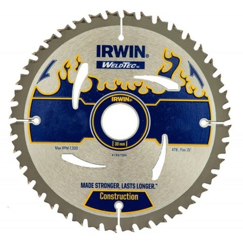 IRWIN PIŁA TARCZOWA 165x30x2,4mm 24z ATB WELDTEC IRWIN IRWIN PIŁA TARCZOWA 165x30x2,4mm 24z ATB WELDTEC IRWIN