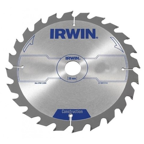 IRWIN PIŁA TARCZOWA 230x30x2,8mm 24z ATB CONSTRUCTION IRWIN IRWIN PIŁA TARCZOWA 230x30x2,8mm 24z ATB CONSTRUCTION IRWIN