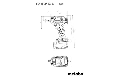 METABO KLUCZ UDAROWY AKUMULATOROWY 1/2'' SSW 18 LTX 300 BL KARTON METABO KLUCZ UDAROWY AKUMULATOROWY 1/2'' SSW 18 LTX 300 BL KARTON