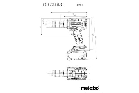 METABO WIERTARKO-WKRĘTARKA AKUMULATOROWA BS 18 LTX-3 BL Q I 0*AH METABO WIERTARKO-WKRĘTARKA AKUMULATOROWA BS 18 LTX-3 BL Q I 0*AH