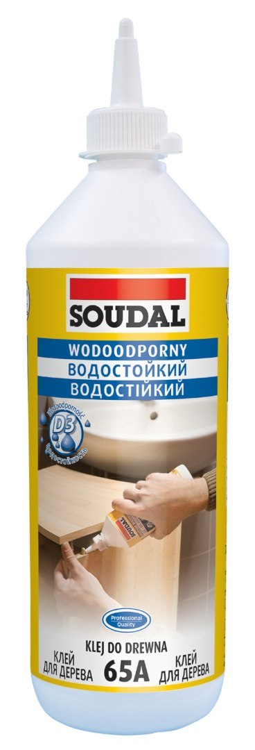 SOUDAL KLEJ DO DREWNA WODOODPORNY 65A 750ML SOUDAL KLEJ DO DREWNA WODOODPORNY 65A 750ML