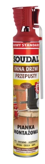 SOUDAL PIANKA MONTAŻOWA WĘŻYKOWA SOUDAL GENIUS GUN 770ML SOUDAL PIANKA MONTAŻOWA WĘŻYKOWA SOUDAL GENIUS GUN 770ML