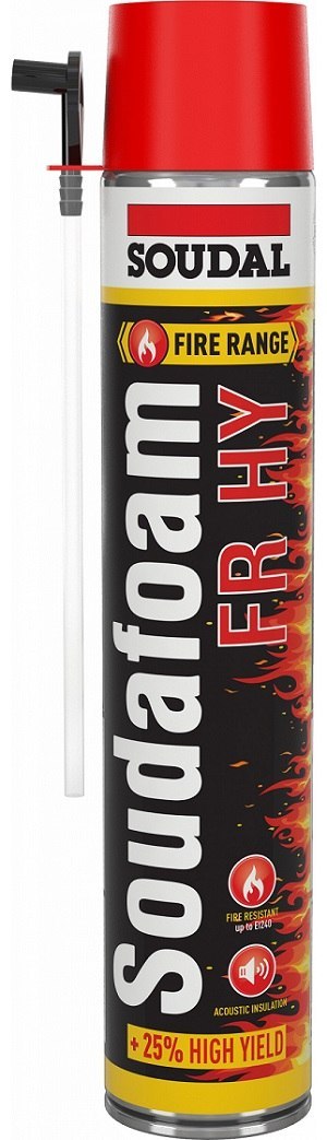 SOUDAL PIANKA OGNIOODPORNA WĘŻYKOWA SOUDAFOAM 750ML SOUDAL PIANKA OGNIOODPORNA WĘŻYKOWA SOUDAFOAM 750ML
