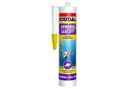 SOUDAL SILIKON DO AKWARIUM BEZBARWNY 280ML