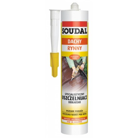 SOUDAL USZCZELNIACZ DEKARSKI SPECJALISTYCZNY BEZBARWNY 280ML SOUDAL USZCZELNIACZ DEKARSKI SPECJALISTYCZNY BEZBARWNY 280ML