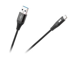 UN KABEL USB - USB MICRO 1M CZARNY