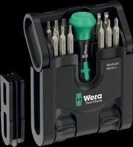 WERA ZESTAW BITÓW Z UCHWYTEM TOOL-CHECK MODULAR MICRO 21 CZĘŚCI