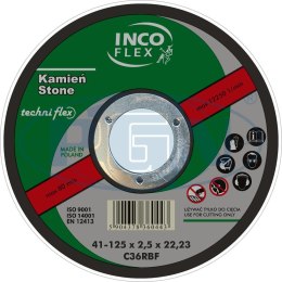INCO FLEX TARCZA FLEX 41 125x3,2x22,2 A 30 R STANDARD INCO-VERITAS