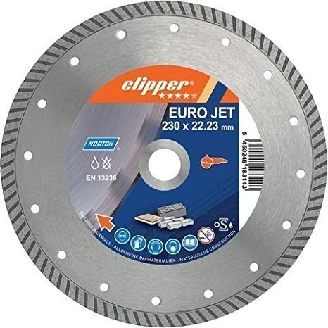 NORTON TARCZA DIAMENTOWA 230x22,2mm CIĄGŁA TURBO PRO EURO JET NORTON CLIPPER NORTON TARCZA DIAMENTOWA 230x22,2mm CIĄGŁA TURBO PRO EURO JET NORTON CLIPPER