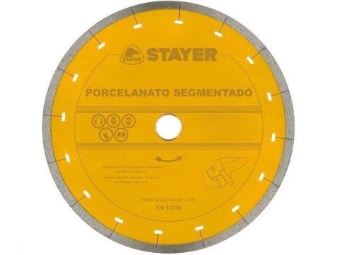 STAYER TARCZA DIAMENTOWA 250x25,4mm SEGMENTOWA STANDARD PORCELANATO SEGMENT STAYER