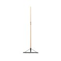 BEST GARDEN GRABIE 14 Z. WZMACNIANE TRZON DREWNIANY PROSTY L-150 X3 (1/5) BEST GARDEN