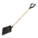 BEST GARDEN ŁOPATA WĘGLOWA ROZMIAR 4 TRZON DREWNIANY L-100 METAL X6 BEST GARDEN