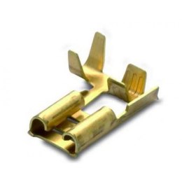 BETA Nasuwki nieizolowane 25 sztuk kątowe 90° z mosiądzu 2.5-6.3/0.8 BM Group BM01295S - zakres: 1.5-2.5mm2