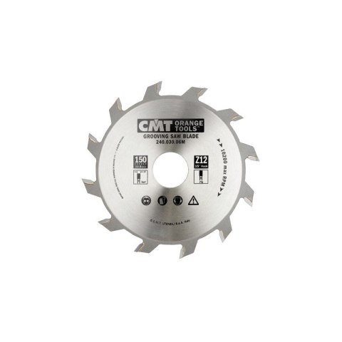 CMT PIŁA ROWKUJĄCA 150x30x3/2mm 12Z CMT CMT PIŁA ROWKUJĄCA 150x30x3/2mm 12Z CMT