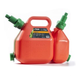 STIGA KANISTER DWUKOMOROWY PROFI Z NALEWAKAMI 5 L / 2 L STIGA