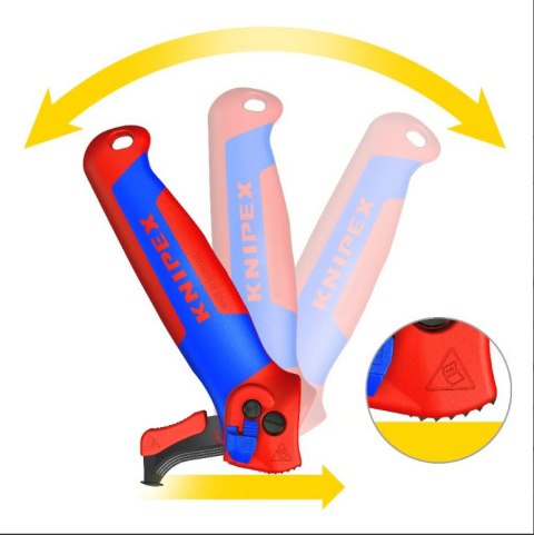 KNIPEX NÓŻ DO ŚCIĄGANIA IZOLACJI ZE STOPKA PROWADZĄCĄ KNIPEX NÓŻ DO ŚCIĄGANIA IZOLACJI ZE STOPKA PROWADZĄCĄ