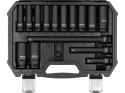 YATO ZESTAW NASADEK UDAROWYCH DŁUGICH 1/2'' 18 SZT.