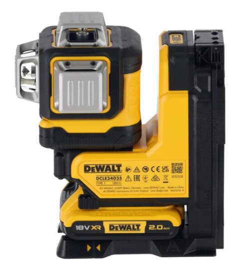 DEWALT LASER WIELOLINIOWY 3*360 ZIELONY 18V 1*2.0AH DEWALT LASER WIELOLINIOWY 3*360 ZIELONY 18V 1*2.0AH