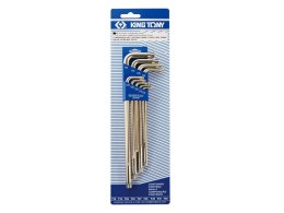 KING TONY KOMPLET IMBUSÓW TORX EXTRA DŁUGIE 9 SZTUK T10 - T50