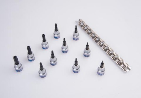 KING TONY KPL.NASADEK TORX Z OTWOREM 3/8'' 11CZĘŚCI T8-T50 SZYNA KING TONY KPL.NASADEK TORX Z OTWOREM 3/8'' 11CZĘŚCI T8-T50 SZYNA