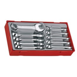 TENG TOOLS ZESTAW KLUCZY PŁASKO-OCZKOWYCH TT6010M 10-19MM