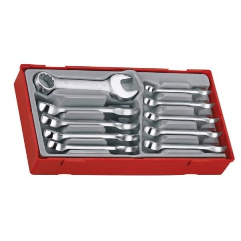 TENG TOOLS ZESTAW KLUCZY PŁASKO-OCZKOWYCH TT6010M 10-19MM TENG TOOLS ZESTAW KLUCZY PŁASKO-OCZKOWYCH TT6010M 10-19MM