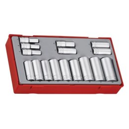TENG TOOLS ZESTAW NASADEK Z CHWYTEM KWADRATOWYM 3/8'