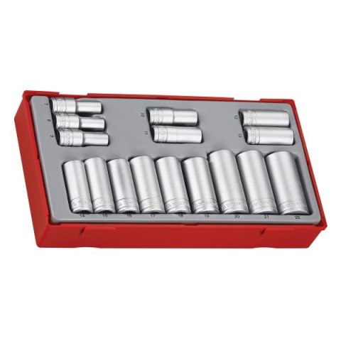 TENG TOOLS ZESTAW NASADEK Z CHWYTEM KWADRATOWYM 3/8' TENG TOOLS ZESTAW NASADEK Z CHWYTEM KWADRATOWYM 3/8'