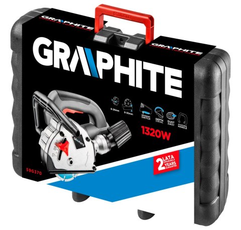 GRAPHITE BRUZDOWNICA 125MM 1320W GRAPHITE BRUZDOWNICA 125MM 1320W