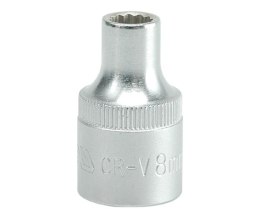 YATO NASADKA KRÓTKA 12-KĄTNA CHROMOWANA 1/2'' 11MM
