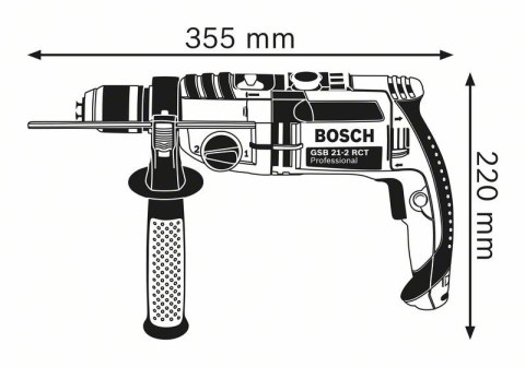 BOSCH WIERTARKA UDAROWA GSB 21-2 RCT 1300W BOSCH WIERTARKA UDAROWA GSB 21-2 RCT 1300W