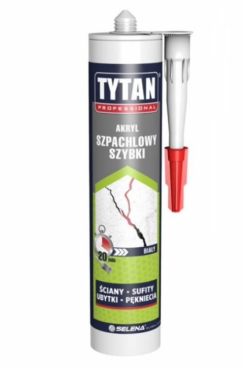 TYTAN AKRYL SZPACHLOWY SZYBKI LEKKI TYTAN PROFESSIONAL 280ML BIAŁY TYTAN AKRYL SZPACHLOWY SZYBKI LEKKI TYTAN PROFESSIONAL 280ML BIAŁY