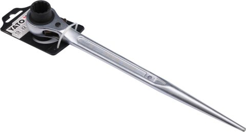 YATO KLUCZ NASADOWY DWUSTRONNY Z GRZECHOTKĄ 19*22MM YATO KLUCZ NASADOWY DWUSTRONNY Z GRZECHOTKĄ 19*22MM
