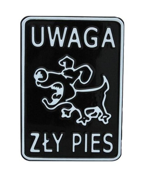UN TABLICA 15*20CM UWAGA ZŁY PIES UN TABLICA 15*20CM UWAGA ZŁY PIES