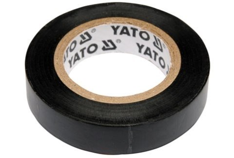 YATO TAŚMA ELEKTROIZOLACYJNA CZARNA 12MM*10M YATO TAŚMA ELEKTROIZOLACYJNA CZARNA 12MM*10M