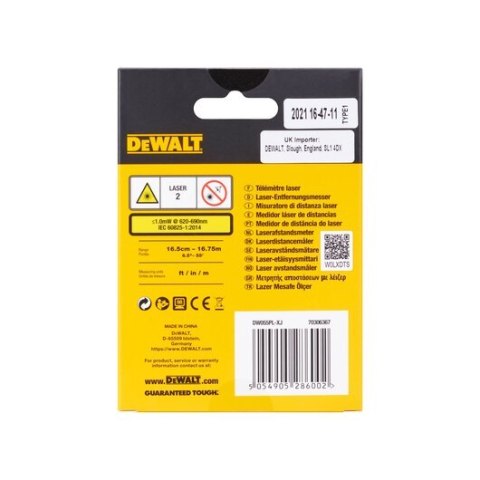 DEWALT DALMIERZ LASEROWY 16M DEWALT DALMIERZ LASEROWY 16M