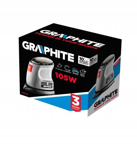 GRAPHITE SZLIFIERKA OSCYLACYJNA DELTA 105W + AKCESORIA GRAPGITE GRAPHITE SZLIFIERKA OSCYLACYJNA DELTA 105W + AKCESORIA GRAPGITE
