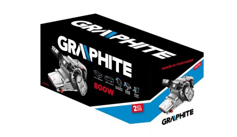GRAPHITE SZLIFIERKA TAŚMOWA 800W TAŚMA 75*457MM GRAPHITE SZLIFIERKA TAŚMOWA 800W TAŚMA 75*457MM