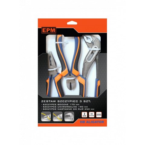 EPM ZESTAW SZCZYPIEC HB ALIGATOR 3 SZTUKI EPM ZESTAW SZCZYPIEC HB ALIGATOR 3 SZTUKI