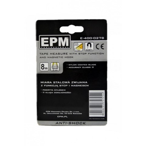EPM MIARA ZWIJANA ANTI-SHOCK 3M*16MM EPM MIARA ZWIJANA ANTI-SHOCK 3M*16MM