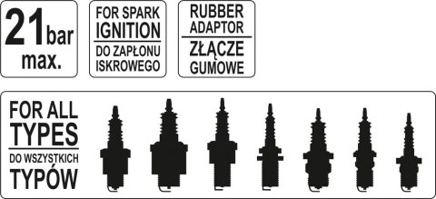 YATO MIERNIK CIŚNIENIA SPRĘŻANIA ADAPTER STOŻEK YATO MIERNIK CIŚNIENIA SPRĘŻANIA ADAPTER STOŻEK