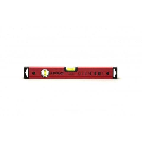 PRO POZIOMICA WSKAŹNIK PIONU I POZIOMU MALOWANA 2 MAGNESY 60CM