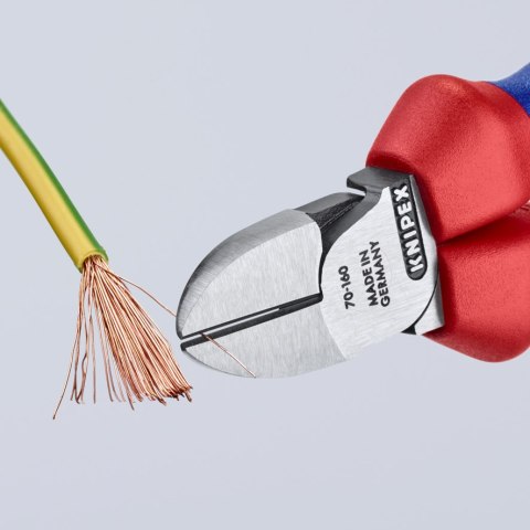 KNIPEX SZCZYPCE TNĄCE BOCZNE 160MM, POWLEKANE KNIPEX SZCZYPCE TNĄCE BOCZNE 160MM, POWLEKANE