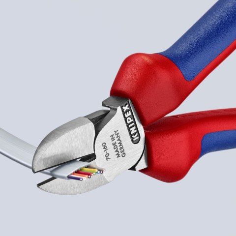 KNIPEX SZCZYPCE TNĄCE BOCZNE 160MM, POWLEKANE KNIPEX SZCZYPCE TNĄCE BOCZNE 160MM, POWLEKANE