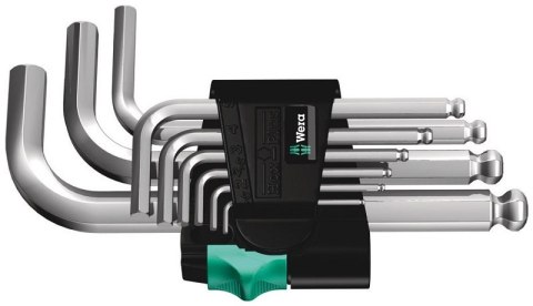 WERA ZESTAW KLUCZY IMBUSOWY HEX-PLUS KRÓTKI Z KULKĄ 9SZT. WERA ZESTAW KLUCZY IMBUSOWY HEX-PLUS KRÓTKI Z KULKĄ 9SZT.