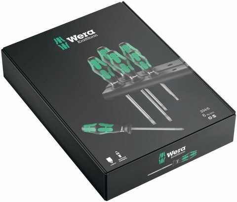 WERA ZESTAW WKRĘTAKÓW KRAFTFORM LASERTIP + WIESZAK, 6 CZĘŚCI WERA ZESTAW WKRĘTAKÓW KRAFTFORM LASERTIP + WIESZAK, 6 CZĘŚCI