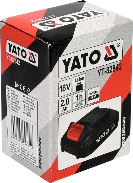 YATO AKUMULATOR 18V LI-ION 2.0 AH YATO AKUMULATOR 18V LI-ION 2.0 AH