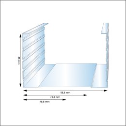 BUDMAT PROFIL CW100/3.0 M